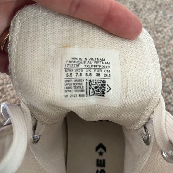 Converse Chuck Taylor All Star High Tops Palm Tree Print Men 5.5/Women 7.5 - Picture 6 of 7